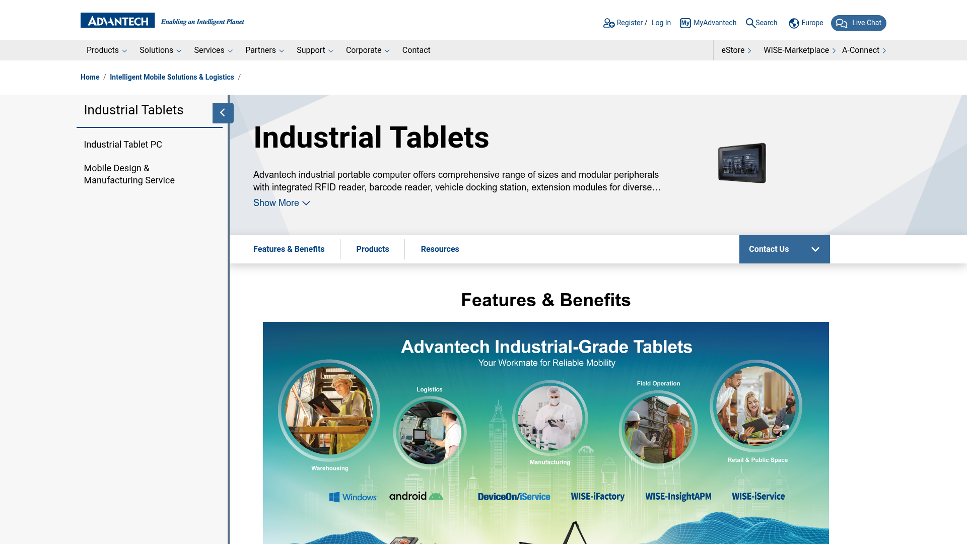 4. Advantech Homepage