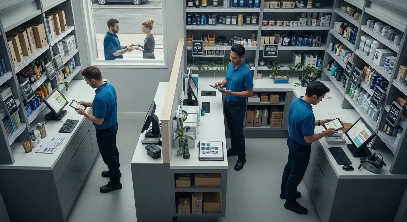 Abgestimmte Filial- und Lagerprozesse mit mobiler Datenerfassung