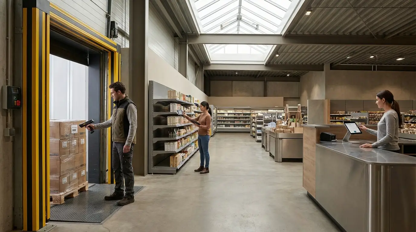 Mobiler Scan-Prozess im Einzelhandel