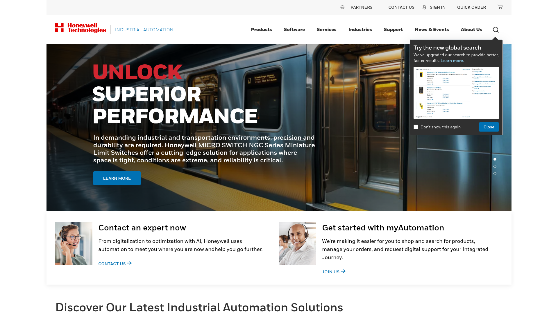 Honeywell Homepage